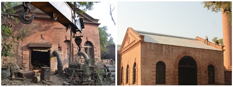 Pump house at challis khoo before and after restoration. (source: CRCI)