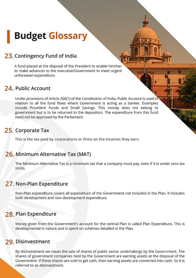 #Budget2018: A Quick Guide To Terms Used In The Union Budget