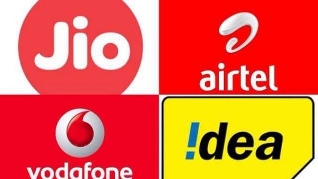 Jio, Airtel, Vodafone and Idea.