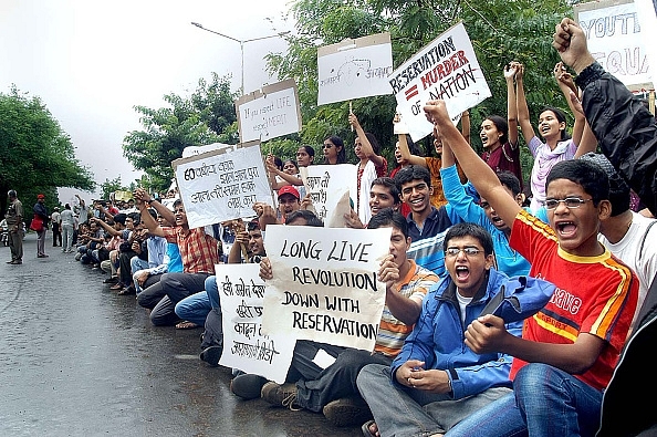 Reservations are a hot topic in India. (Hindustan Times via Getty Images)