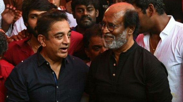 Kamal Haasan and Rajnikanth (rameshlaus/Twitter)