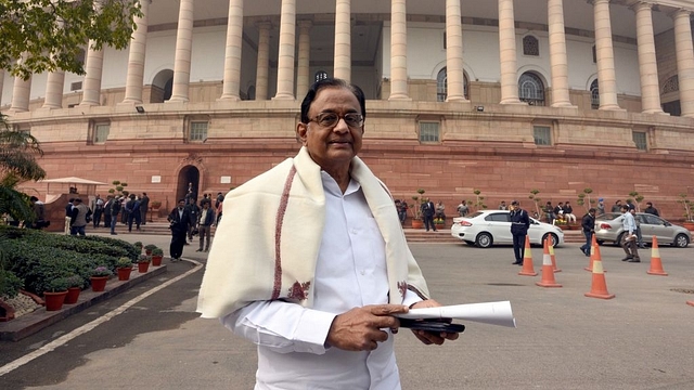 Rajya Sabha member P Chidambaram had 12 questions for the Prime Minister in Parliament (Sonu Mehta/Hindustan Times via Getty Images)