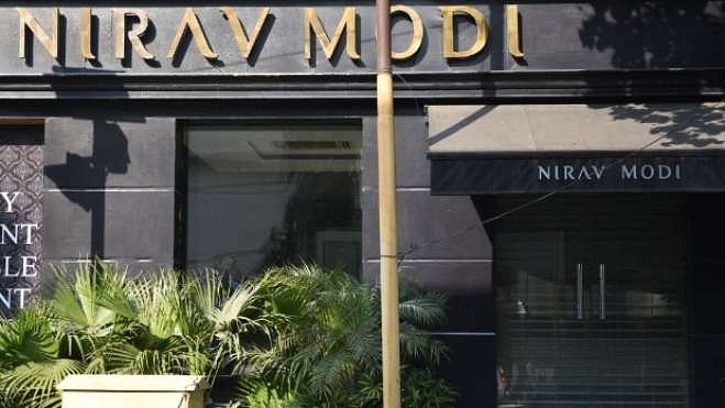 A general view of Nirav Modi’s showroom. (Sanchit Khanna/Hindustan Times via GettyImages)