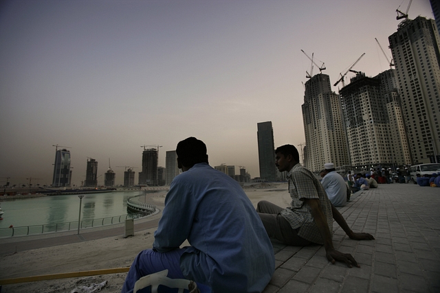 South Asian workers form the bulk of blue-collar workers in the Gulf. (Brent Stirton via Getty Images)