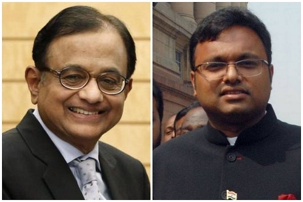 P Chidambaram and Karti Chidambaram.