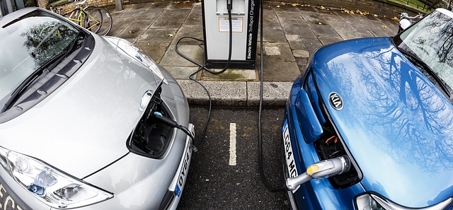 Electric vehicles charging in London (Miles Willis / Stringer via Getty Images)