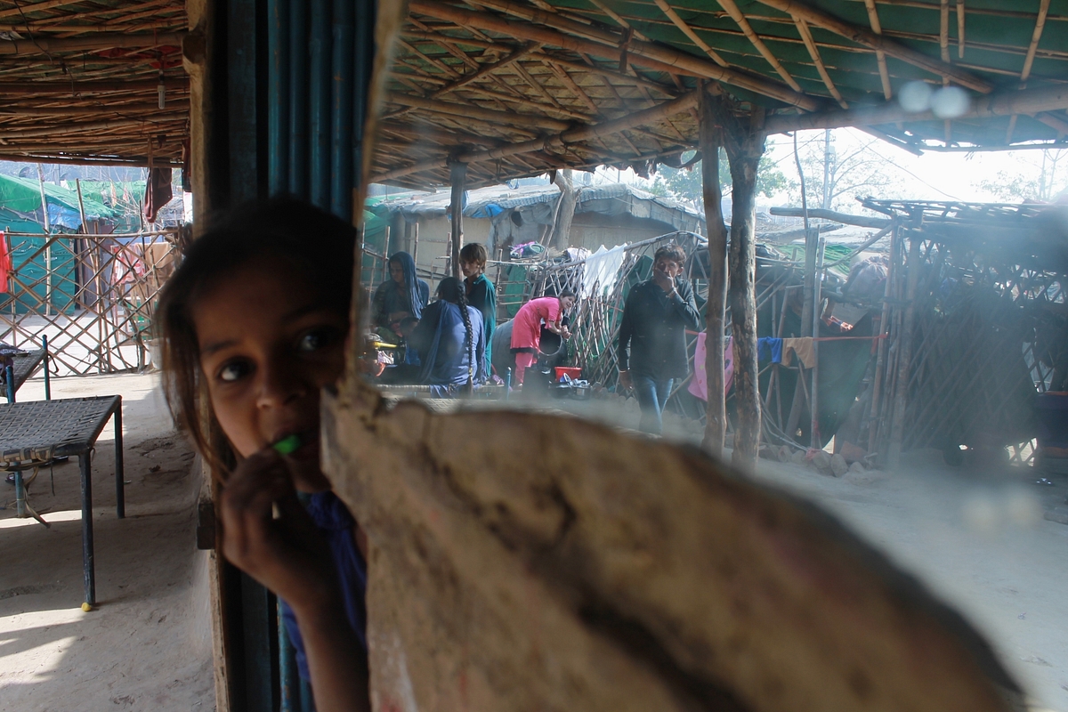  Hut hide and seek: Family time at a Rohini camp 