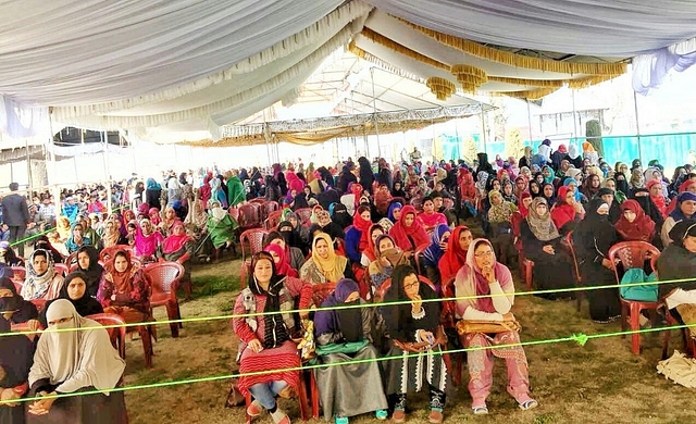 Women in large numbers attended the event.