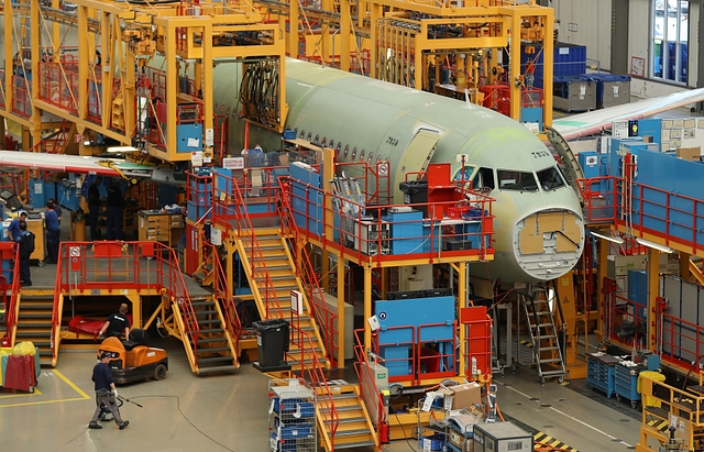 An Airbus A320 being manufactured in Hamburg Germany (Sean Gallup/Getty Images)