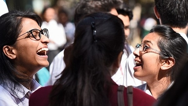 Students at a private school. (Burhaan Kinu/Hindustan Times via GettyImages)