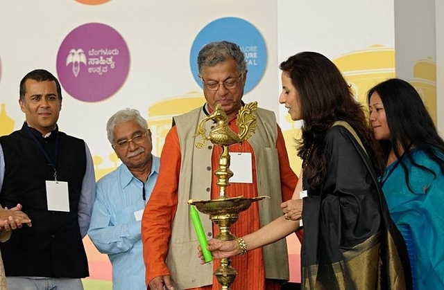 Writers at the Bengalore Literature Festival.