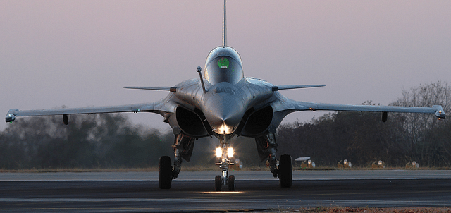 A Rafale fighter jet.