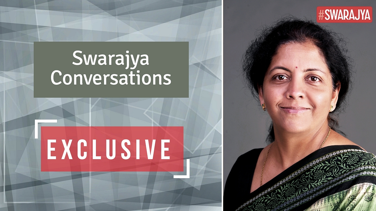 Exclusive: Swarajya Conversations With Raksha Mantri Nirmala Sitharaman