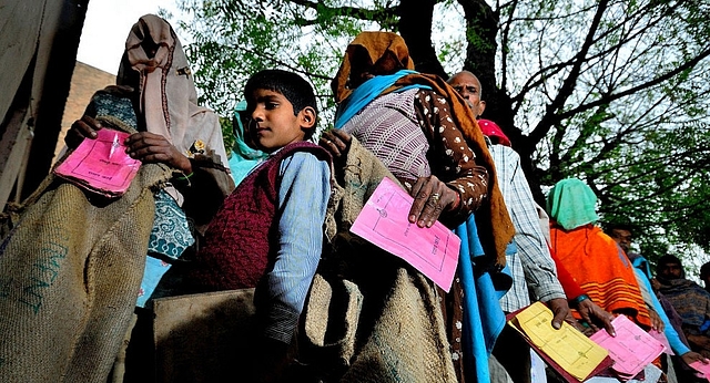 Currently people have to wait in long queues at PDS centres. (Priyanka Parashar/Mint via Getty Images)