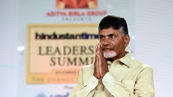 Andhra Pradesh Chief Minister N Chandrababu Naidu (Arun Sharma/Hindustan Times via Getty Images)