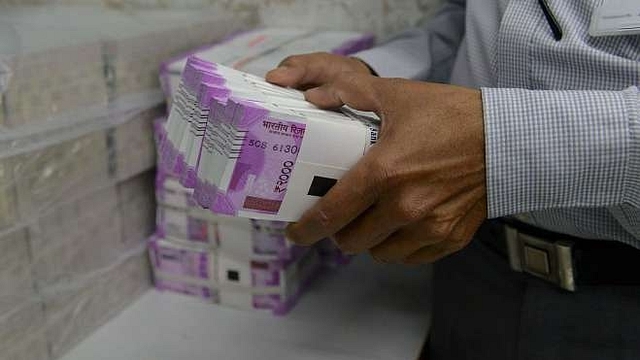 A bank vault. (SAM PANTHAKY/AFP/GettyImages)