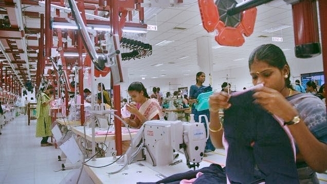 Workers at an apparel unit. India has been left behind by countries like Bangladesh and Vietnam in the apparel sector.&nbsp;