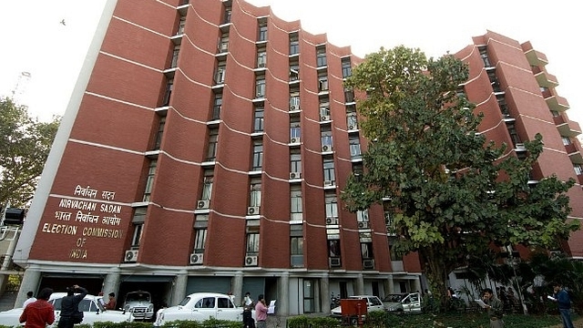 The Election Commission of India office in New Delhi (Harikrishna Katragadda/Mint via Getty Images)