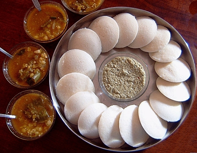 An array of idlis&nbsp;