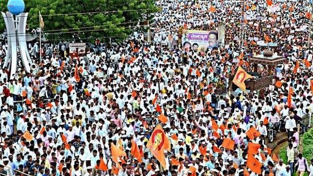 Lingayat agitation on the streets of Bidar