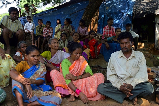 A tribal community in India. (Uttamchandani/Hindustan Times via Getty Images)