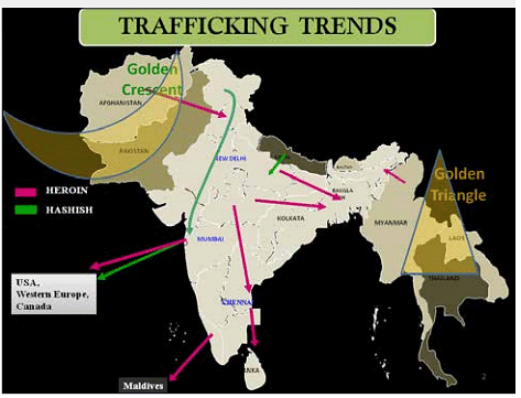 Source: Narcotics Control Bureau Report, 2015