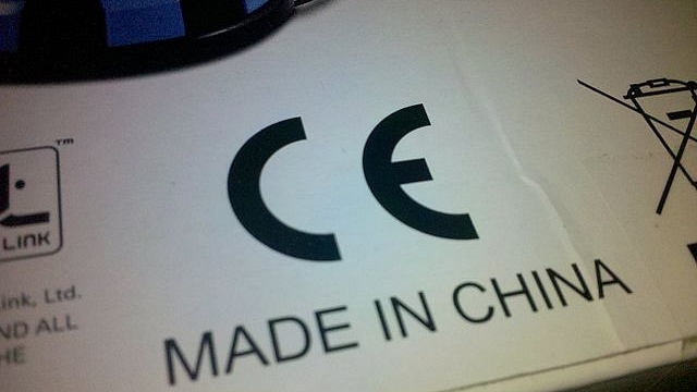 A Made in China label on an electronic product’s packaging (<a href="https://commons.wikimedia.org/wiki/User:Kostmo">Kostmo</a>/Wikimedia Commons)