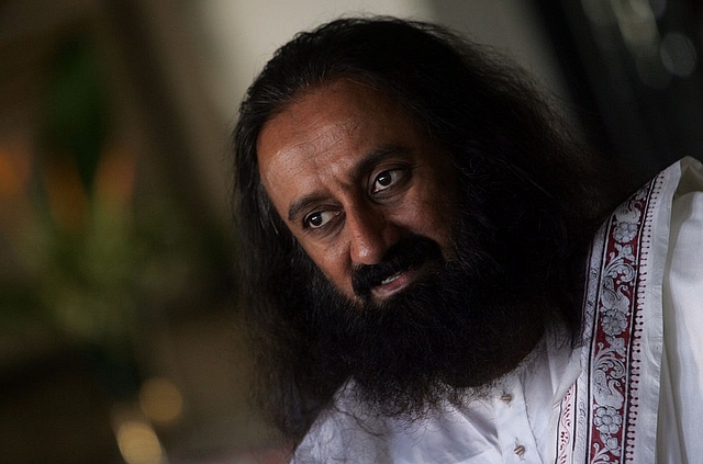 Sri Sri Ravi Shankar. (Kunal Patil/Hindustan Times via Getty Images)