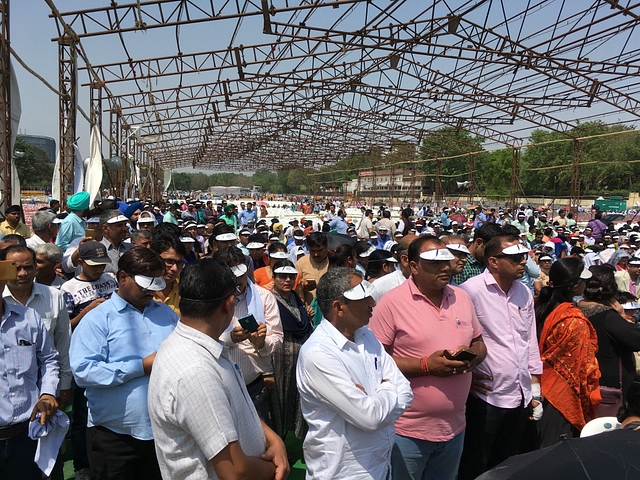 School owners at Ramlila Maidan