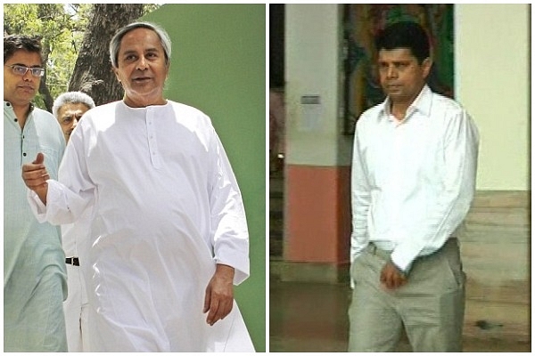 Naveen Patnaik and V Karthikeyan Pandian, right