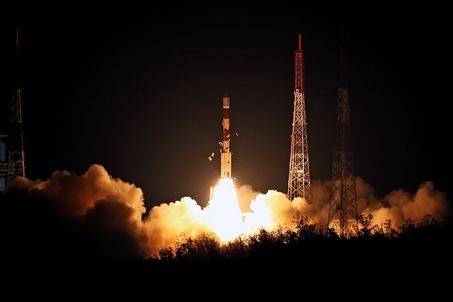 Navigation satellite IRNSS-1I atop PSLV-C41. (ISRO)