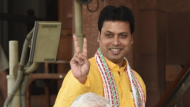 Tripura Chief Minister Biplab Kumar Deb. (Arvind Yadav/Hindustan Times via Getty Images)