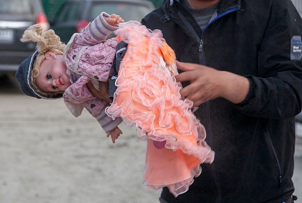 A protest against crimes against children.