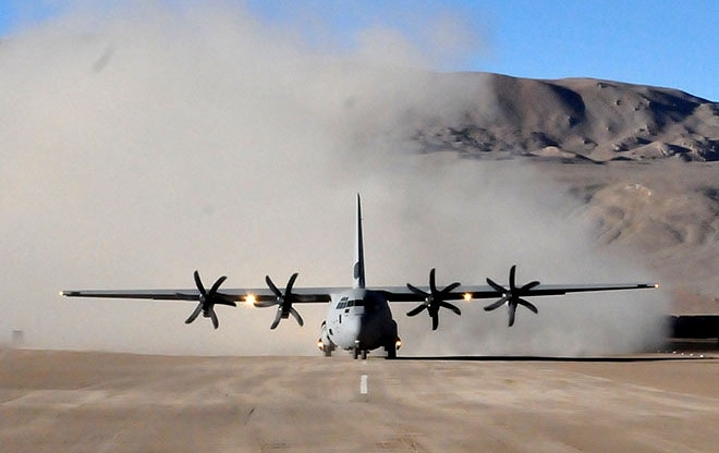 Watch: Indian Air Force Lands C-130J Aircraft Carrying Artillery Guns At Mechuka Near China  Border