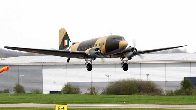 Douglas DC-3 Dakota aircraft to join Indian Air Force’s vintage squadron. (Shiv Aroor/Twitter)