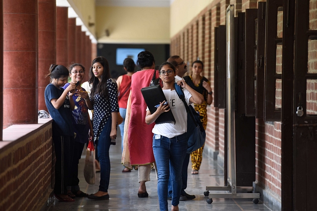 Students on a university campus.&nbsp;