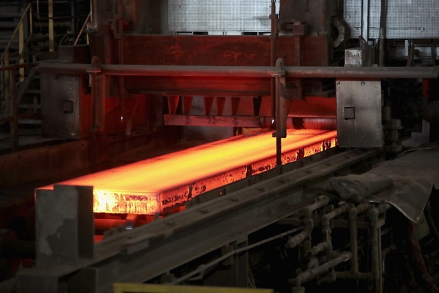 A steel factory. (Scott Olson via Getty Images)