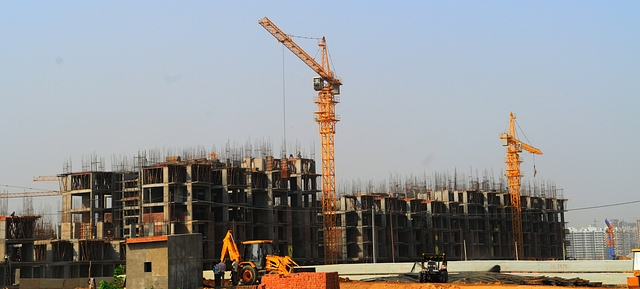 An under-construction apartment complex in Noida, Uttar Pradesh (Pradeep Gaur/Mint via Getty Images)