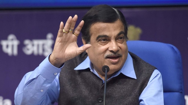 Road Transport Minister Nitin Gadkari. (Sonu Mehta/Hindustan Times via GettyImages)&nbsp;