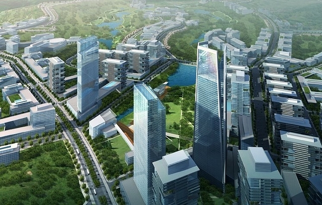 An artist’s impression of a special economic zone.