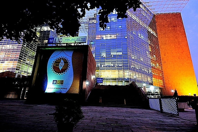 The LIC building at Janpath in New Delhi. (Priyanka Parashar/Mint via GettyImages)&nbsp;