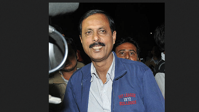 TMC Leader Arabul Islam at CBI office. (Debajyoti Chakraborty/NurPhoto via Getty Images)