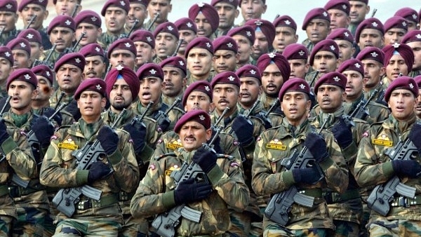 Parachute Regiment Jawans of Indian Army (Mohd Zakir/Hindustan Times via Getty Images)