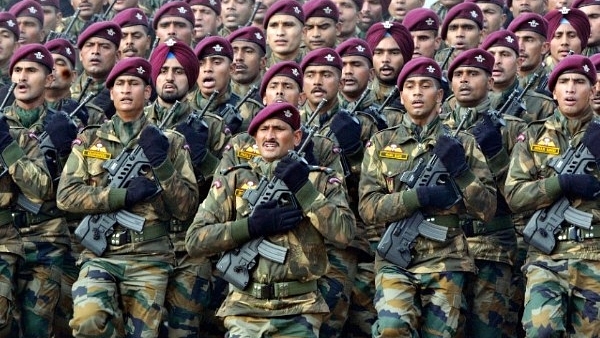 Parachute Regiment Jawans of Indian Army (Representative image) (Mohd Zakir/Hindustan Times via Getty Images)