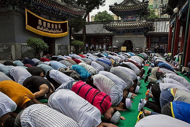 The sinicized Niujie Mosque in China. (Kevin Frayer via Getty Images)