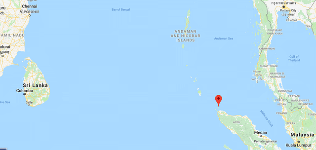 Sabang, Indonesia (Google Maps)