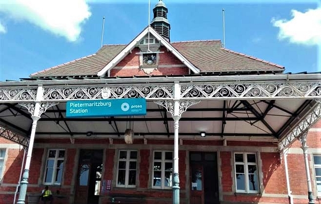 Pietermaritzburg railway station in South Africa