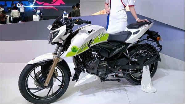 TVS’ Apache RTR 200 Fi bike powered by ethanol (Twitter)