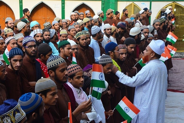 Madarsa children in UP. (Sachin Saini/Hindustan Times via Getty Images)