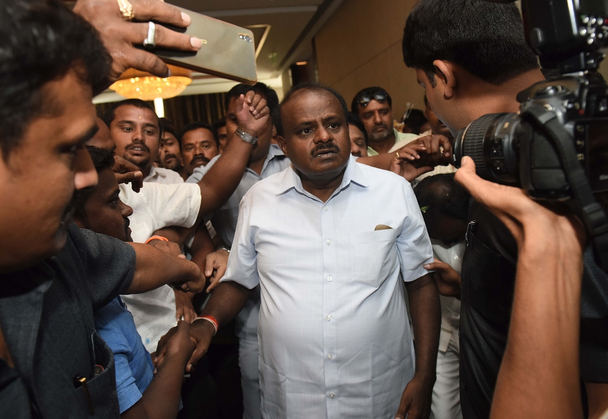 Kumaraswamy Goes To Trichy, Doesn’t Commit Anything On Cauvery Issue 
